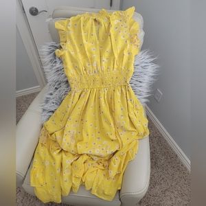 Wayward Fancies yellow floral dress